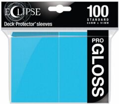 Ultra Pro - Pro Gloss Eclipse: Deck Protector 100 Count Pack - Light Blue